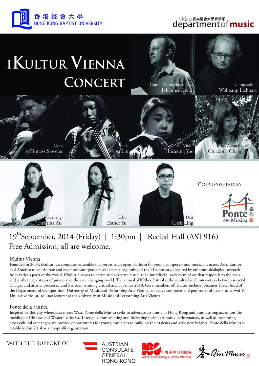iKultur Vienna – Concert in Hong&nbsp;Kong