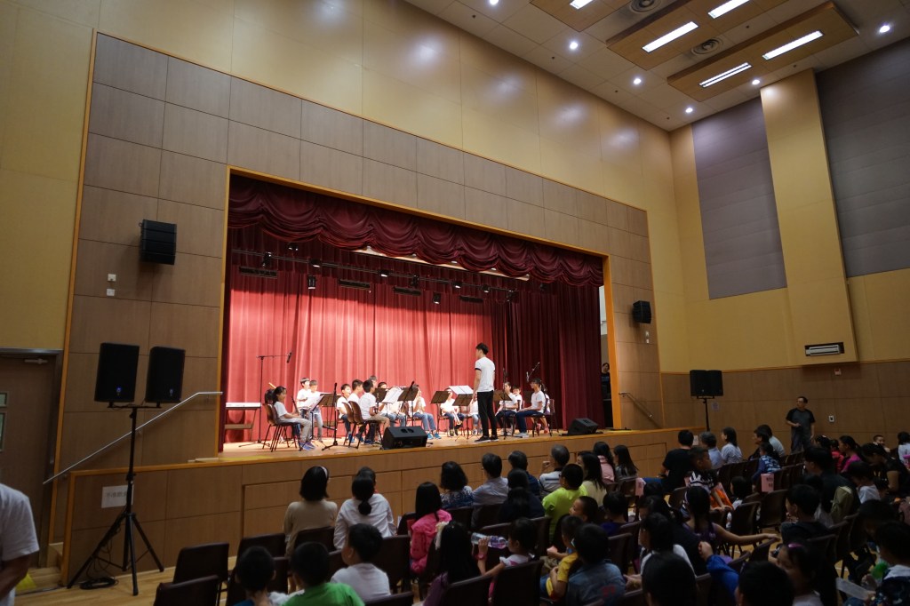 少年管樂團及少年中樂團出席結業音樂會作演出嘉賓